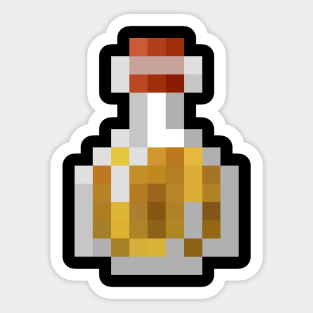 Minecraft Potion of Fire Resistance Sticker